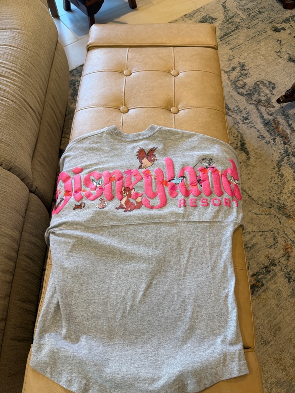 Disney Pocahontas gray long sleeve jersey size extra small - Picture 3 of 8